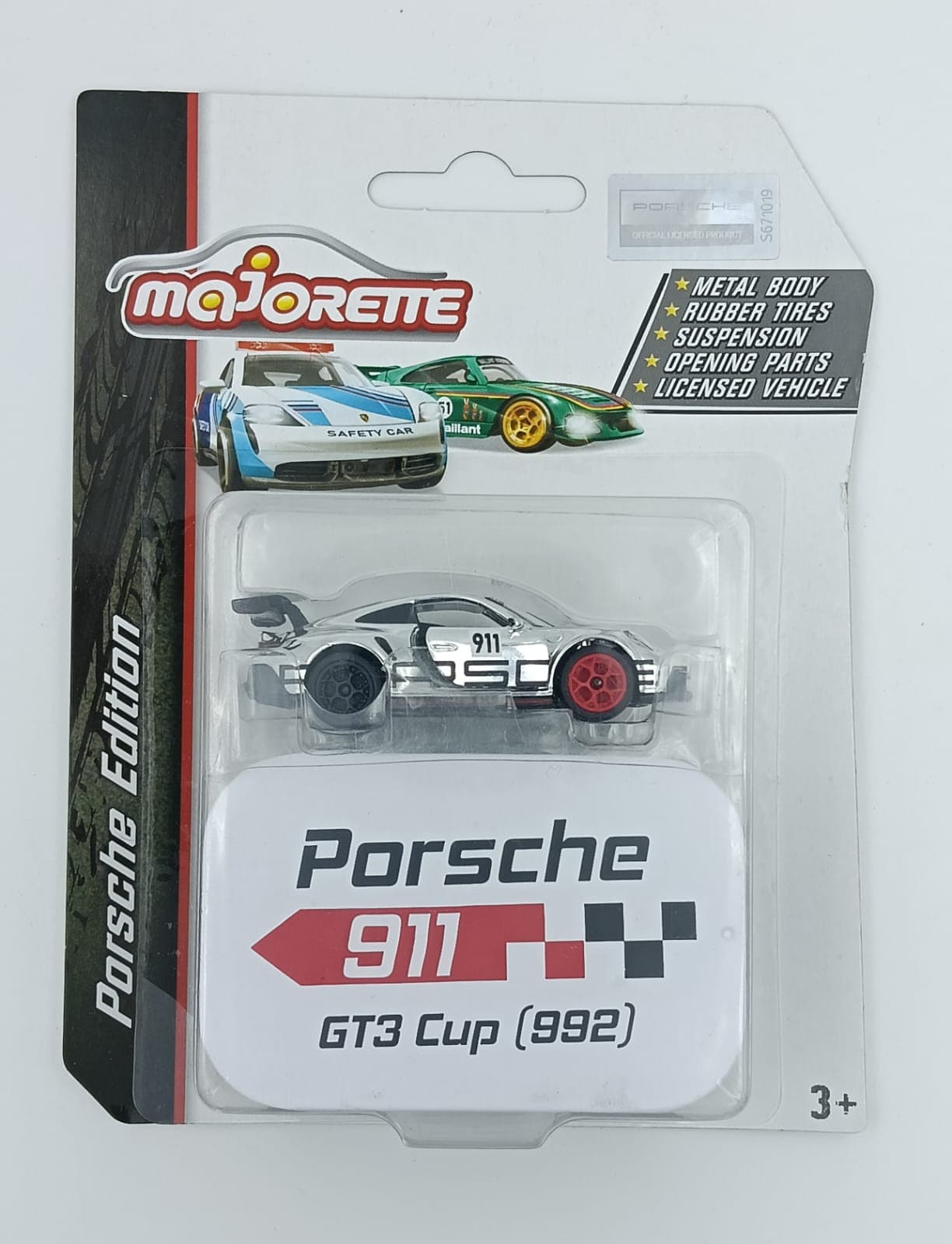 MAJORETTE PORSCHE 911 GT3 CUP PORSCHE EDITION CARS - Image 1