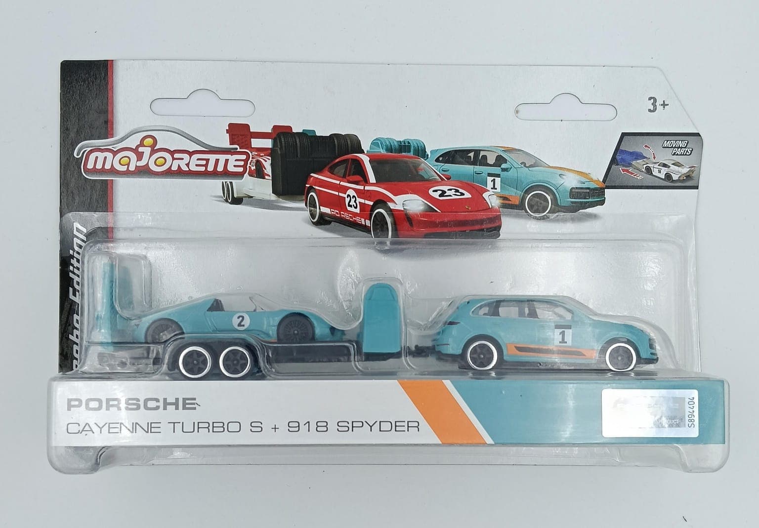 MAJORETTE PORSCHE CAYENNE TURBO S+918 SPYDER PORSCHE EDITION - Image 1