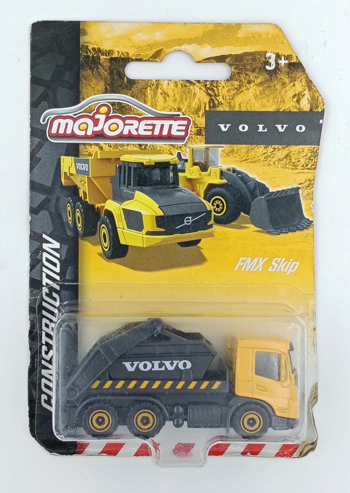MAJORETTE VOLVO FMX SKIP CONSTRUCTION - Image 1