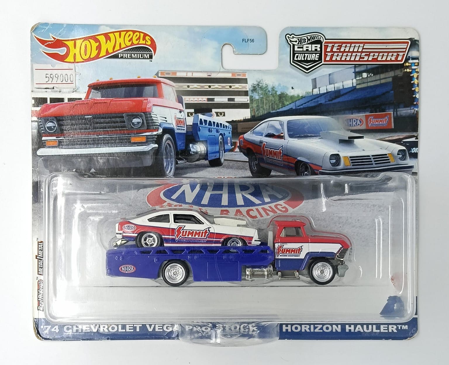 HOT WHEELS TEAM TRANSPORT '74 CHEVROLET VEGA PRO STOCK - HORIZON HAULER #34 - Image 1