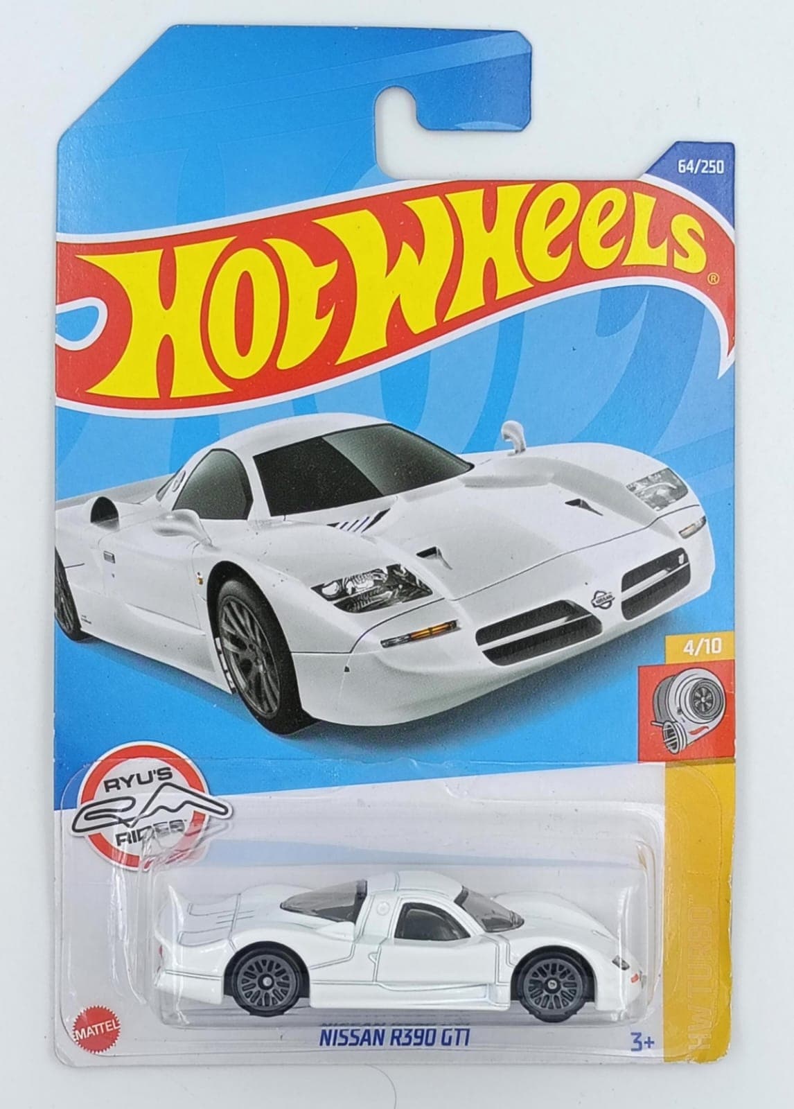 HOT WHEELS MAIN LINE IMPORTED CARD NISSAN R390 GTI - Image 1