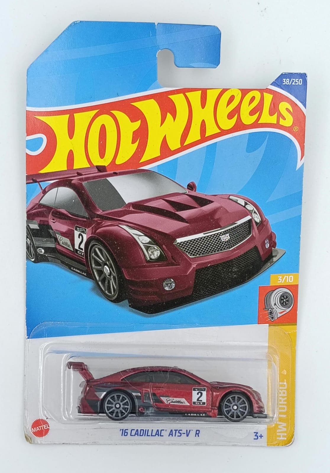HOT WHEELS MAIN LINE IMPORTED CARD '16 CADILLAC ATS-V R - Image 1