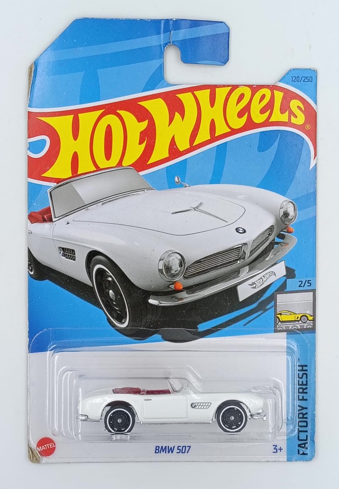 HOT WHEELS MAIN LINE IMPORTED CARD BMW 507 - Image 1
