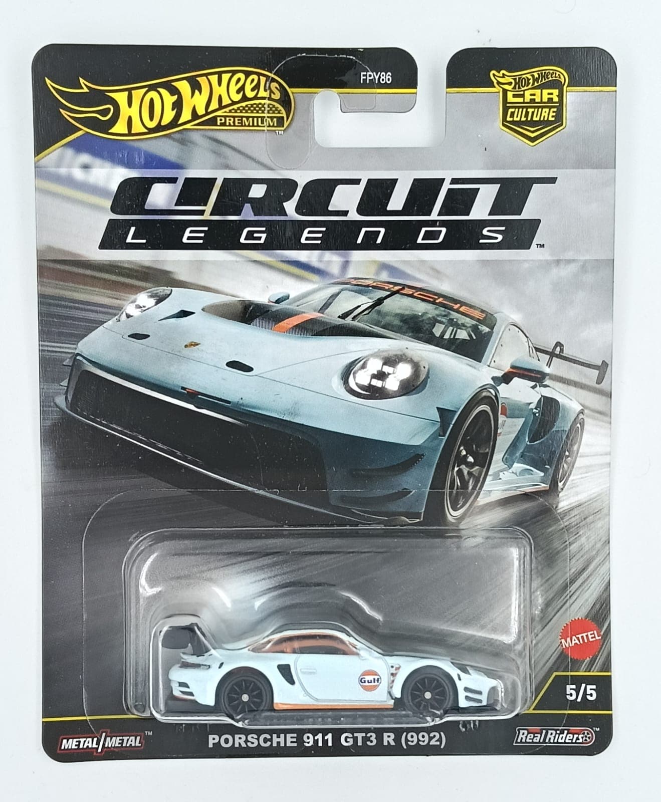 HOTWHEELS PREMIUM 1:64 PORSCHE 911 GT3 R (992) CIRCUIT LEGENDS IMPORTED - Image 1