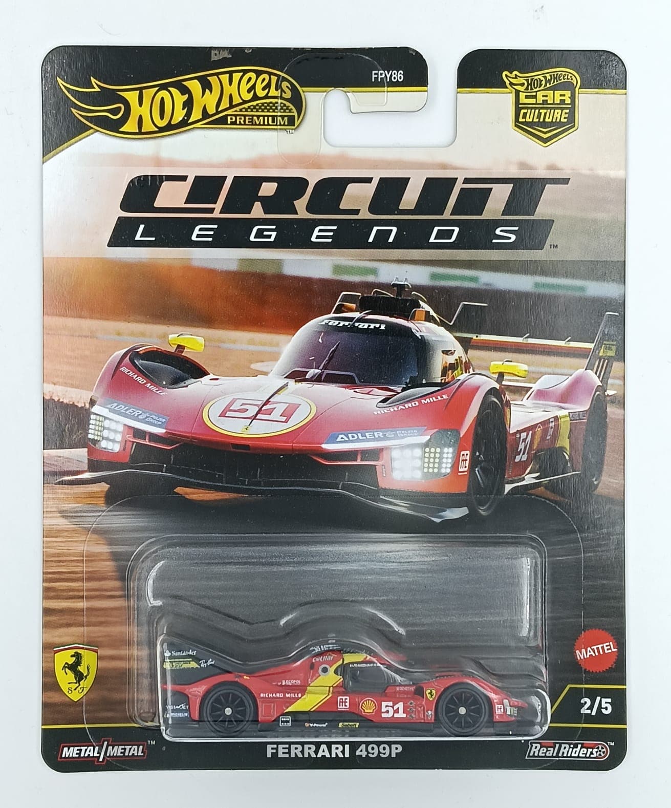 HOTWHEELS PREMIUM 1:64 FERRARI 499P CIRCUIT LEGENDS IMPORTED - Image 1