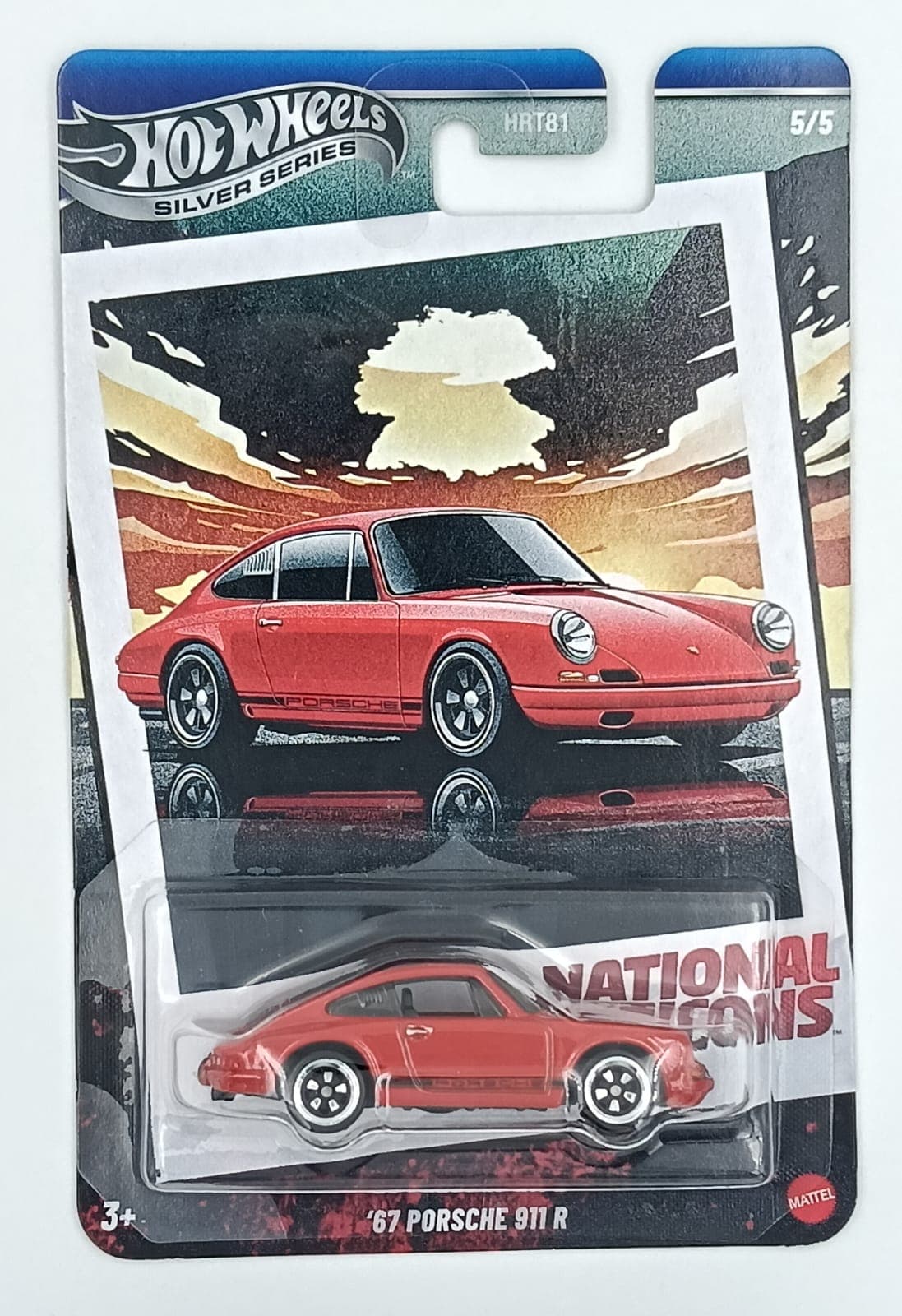 HOTWHEELS PREMIUM 1:64 '67 PORSCHE 911 R NATIONAL ICONS IMPORTED - Image 1