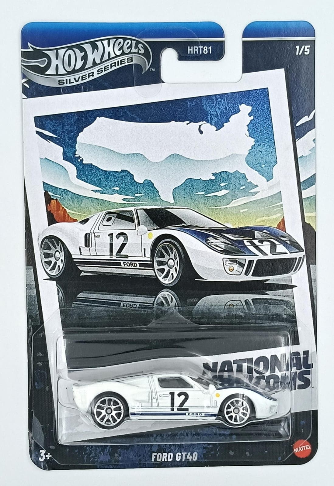 HOTWHEELS PREMIUM 1:64 FORD GT40 NATIONAL ICONS IMPORTED - Image 1