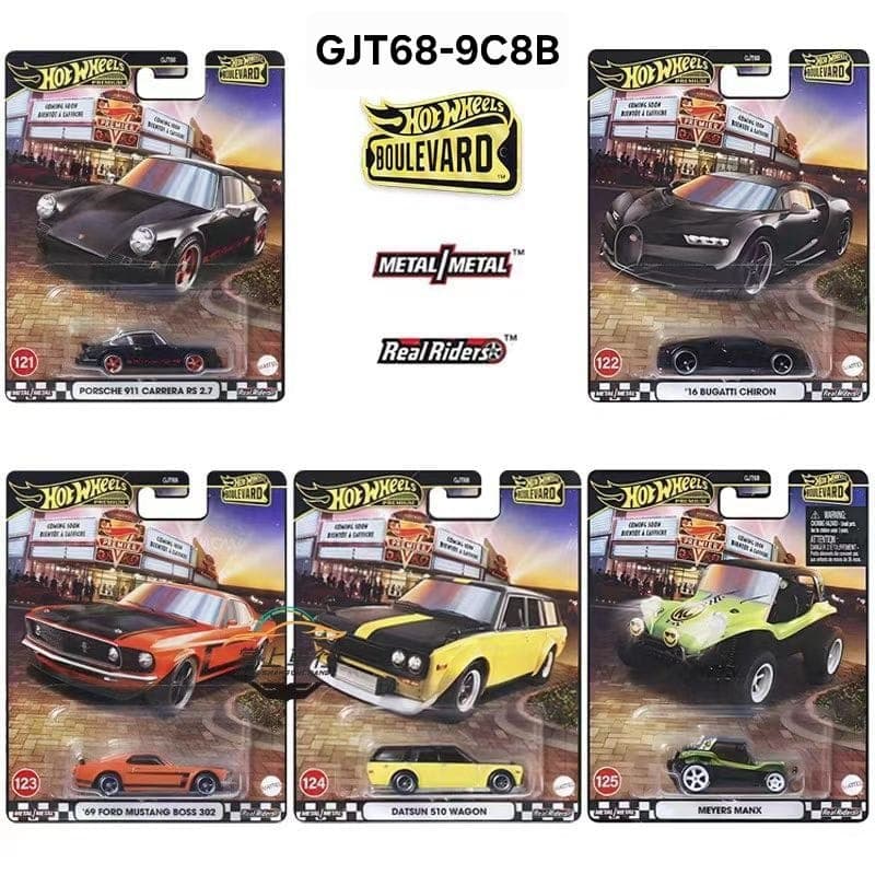 HOT WHEELS PREMIUM 1:64 BOULEVARD SET OF 5 - Image 1