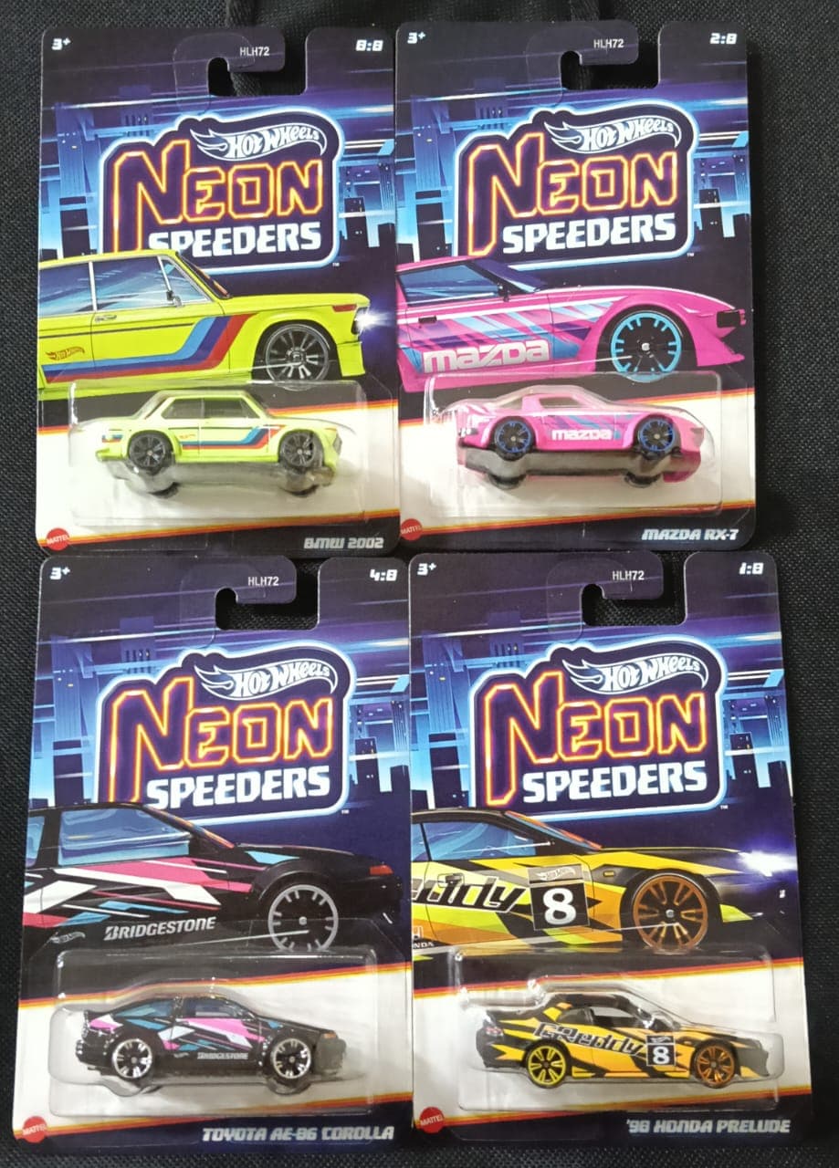 Hot Wheels Premium 1:64 NEON SPEEDERS - Image 1