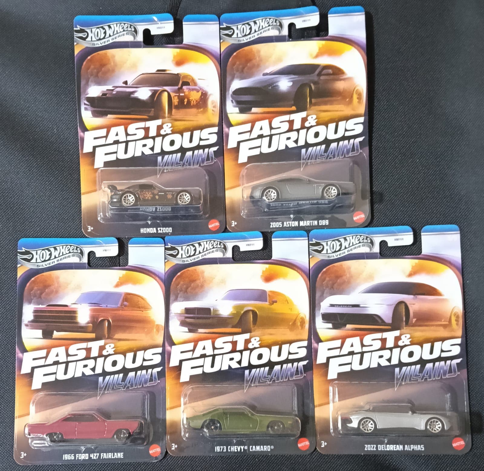 Hot Wheels Premium 1:64 FAST & FURIOUS VILLAINS SET OF 5 - Image 1