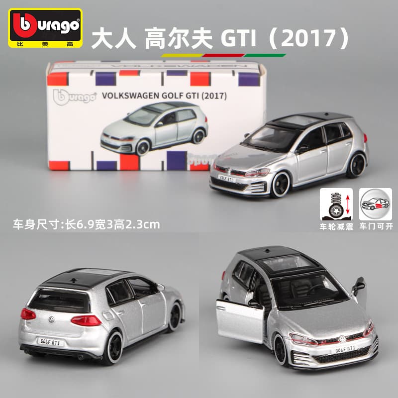 Bburago 1:64 VOLKSWAGEN GOLF GTI (2017) - Image 1