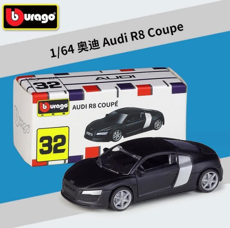 Bburago 1:64 AUDI R8 COUPÉ - Image 1