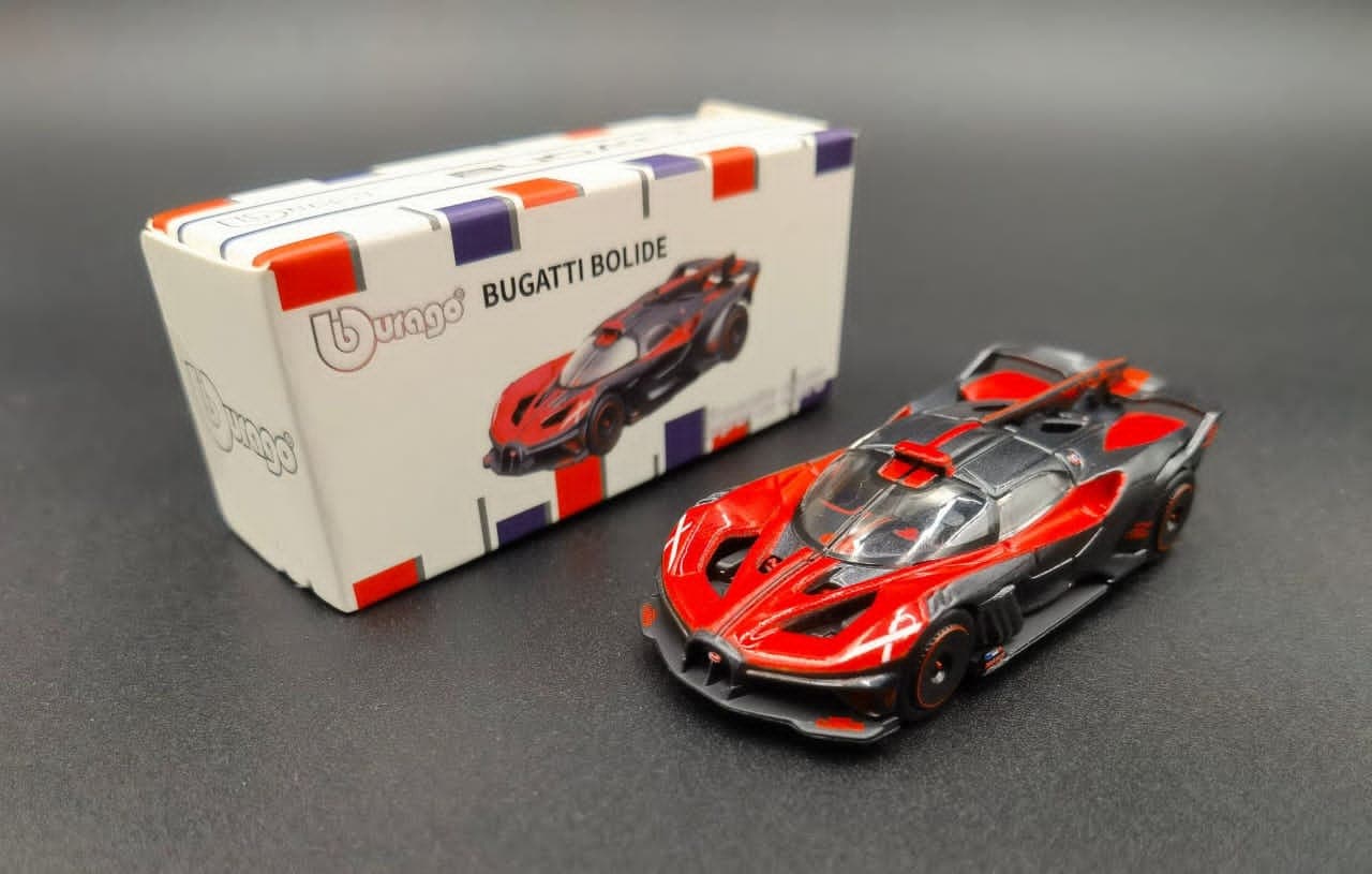 Bburago 1:64 BOX BUGATTI BOLIDE - Image 1