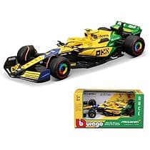 BURAGO 1:43 BLISTER IMPORTED MCLAREN MCL38 GRAND PRIX 2024 #81 #4 - Image 1