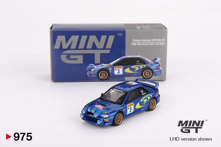 MINI GT BOX SUBARU IMPREZA WRC98#3 - Image 1