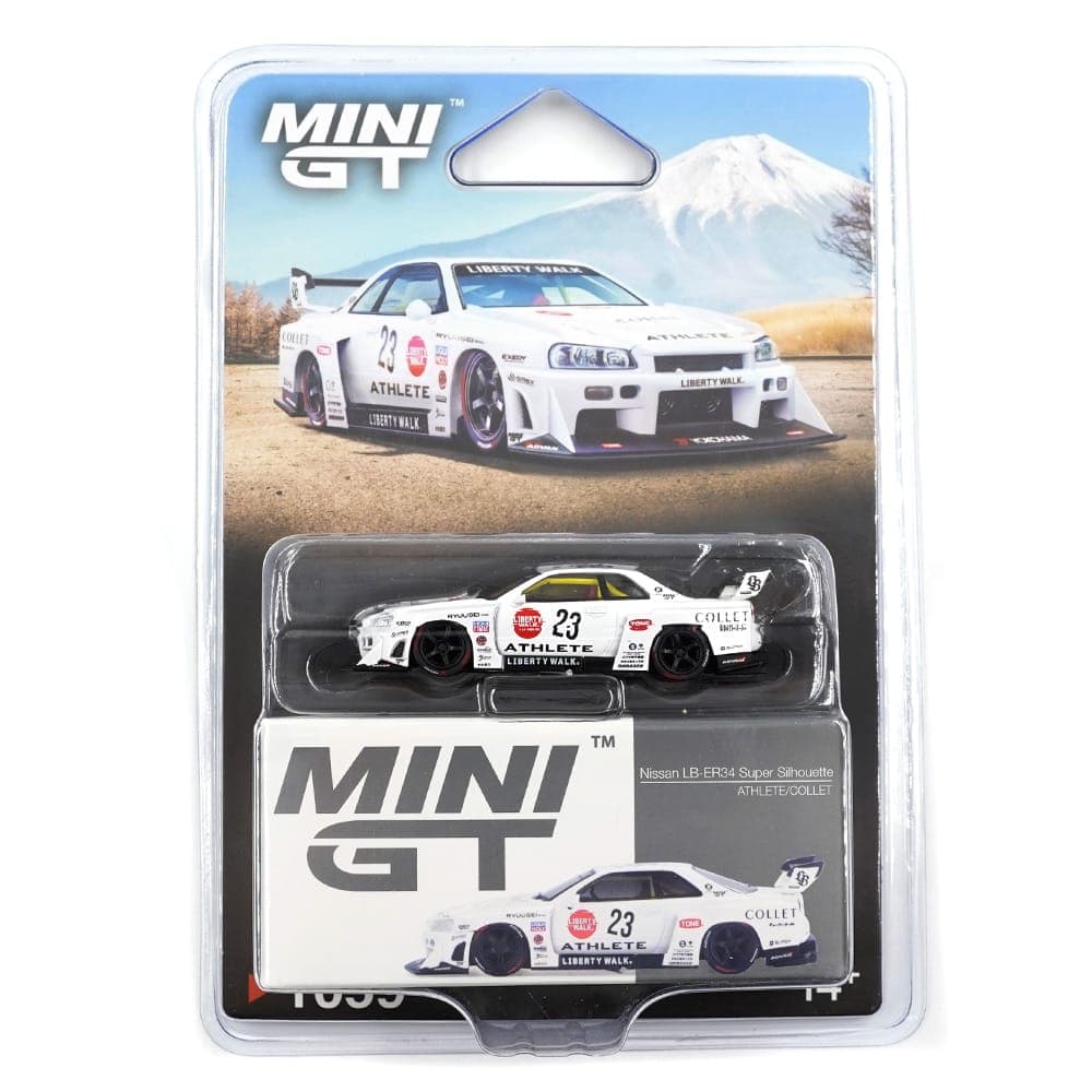 MINI GT BLISTER NISSAN LB-ER34 SUPER SILHOUETTE - Image 1