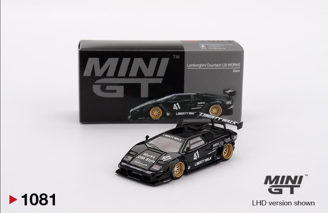MINI GT BOX LAMBORGHINI COUNTACH LB-WORKS - Image 1