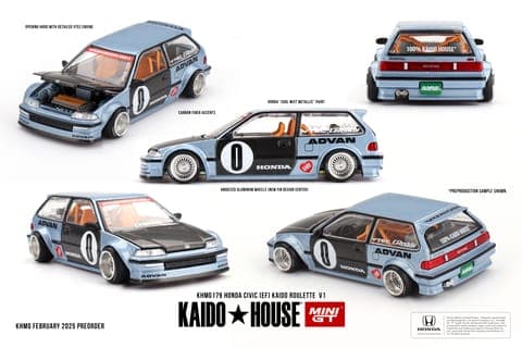 KAIDO HOUSE KHMG179 HONDA CIVIC (EF) KAIDO ROULETTE V1 - Image 1