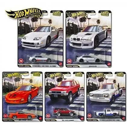 HOT WHEELS PREMIUM 1:64 BOULEVARD 141-145 SET OF 5 - Image 1