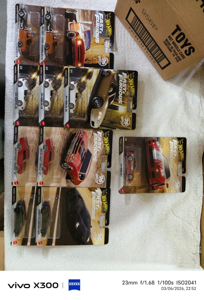 HOT WHEELS PREMIUM 1:64 MAZDA CHASE FAST & FURIOUS SET OF 10 - Image 1