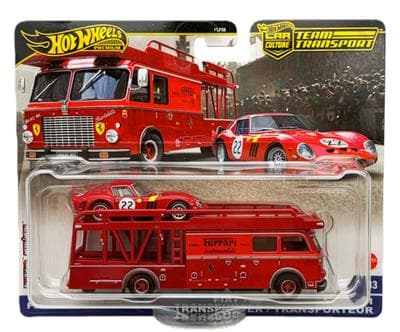 HOT WHEELS TEAM TRANSPORT 1:64 FERRARI 250 GTO - Image 1