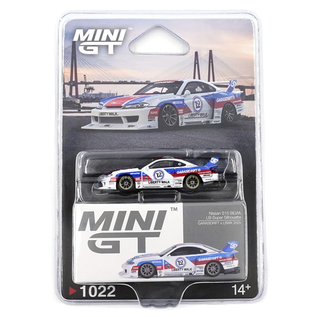 MINI GT BLISTER 1022 NISSAN S15 SILVIA LB-SUPER SILHOUETTE - Image 1