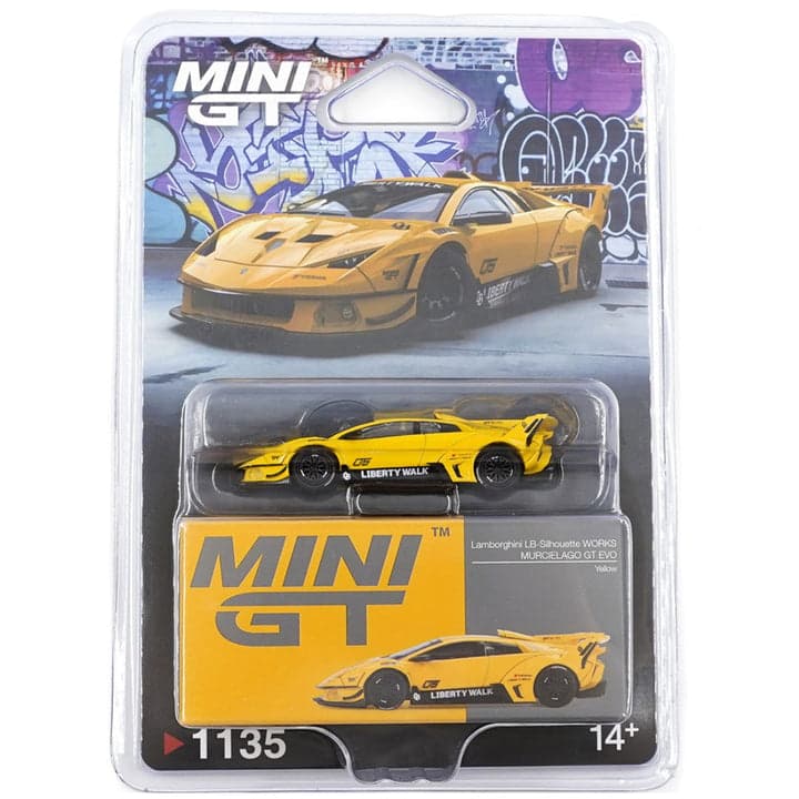 MINI GT BLISTER 1135 LAMBORGHINI LB-SILHOUETTE WORKS MURCIELAGO GT-EVO - Image 1
