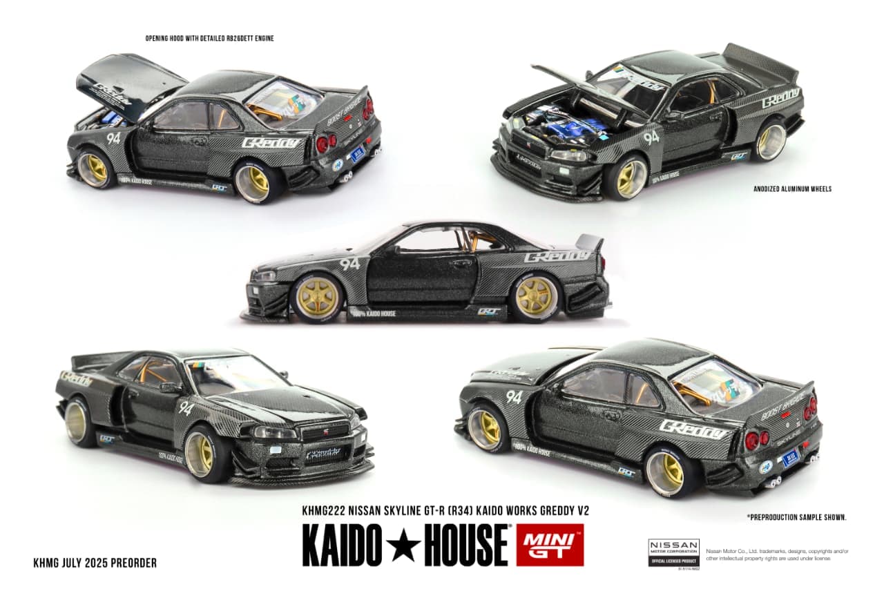 KAIDO HOUSE 222 NISSAN SKYLINE GT-R (R34) KAIDO WORKS V2 - Image 1