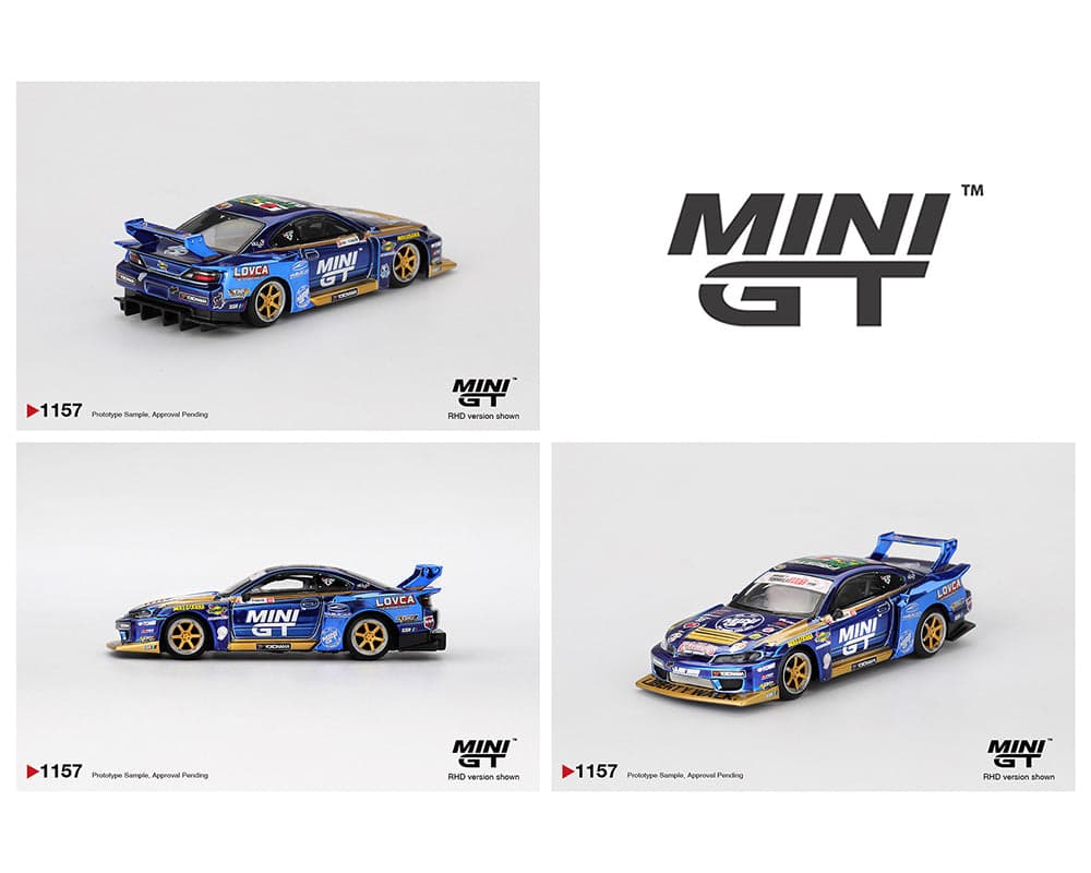MINI GT BOX 1157 NISSAN SILVIA (S15) #555 LB-SUPER SILHOUETTE - Image 1