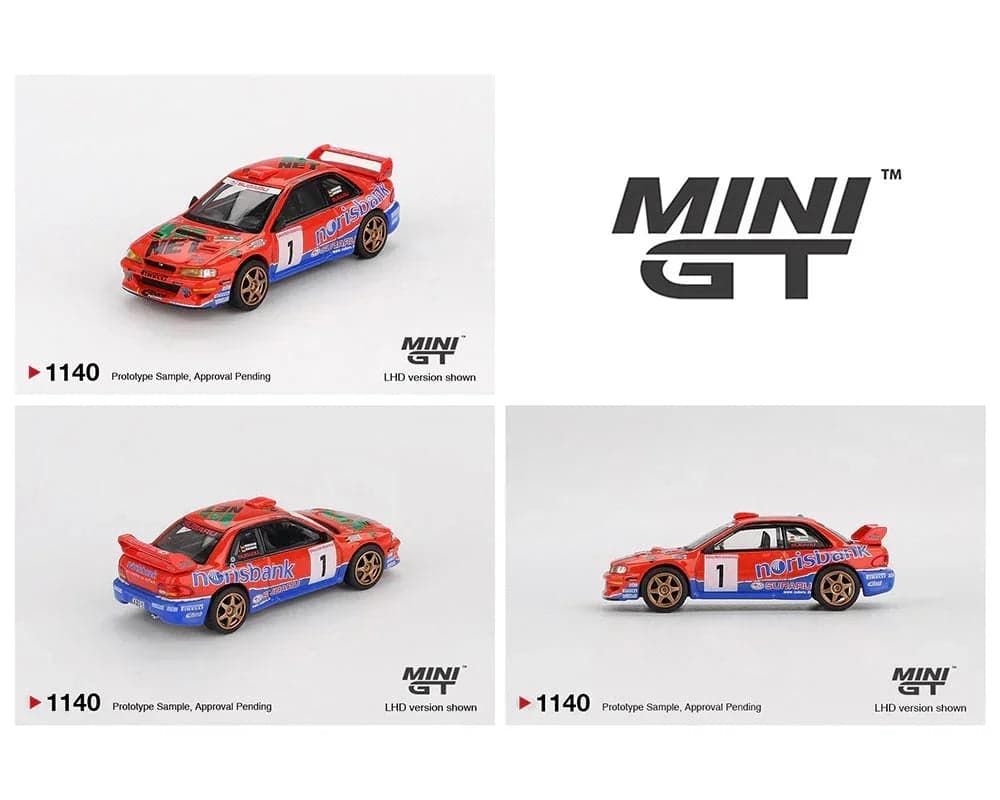 MINI GT BOX 1140 SUBARU IMPREZA WRC97 #1 - Image 1