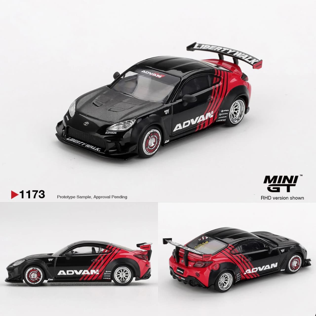 MINI GT BOX 1173 TOYOTA GR86 LB*NATION - Image 1